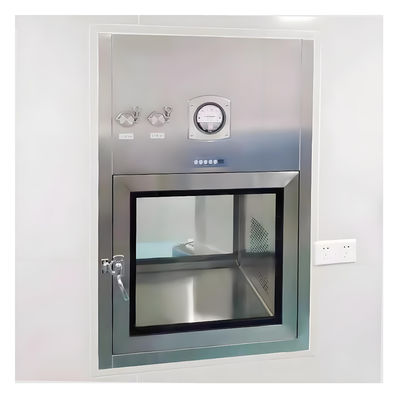 Static Material Transfer Window UV Lamp Static Pass Box SS304 SS316 Pass Through Box 80kg Transfer Window