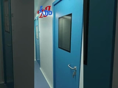 cleanroom door with durable stainless steel construction